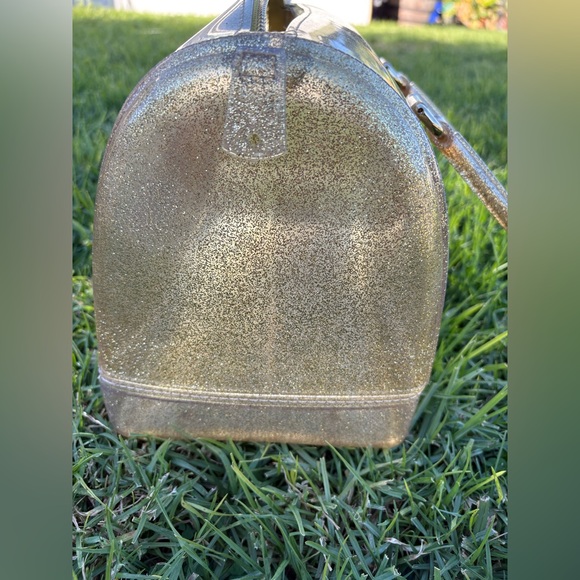 FURLA Oro glam gold glitter bag! - Picture 12 of 16
